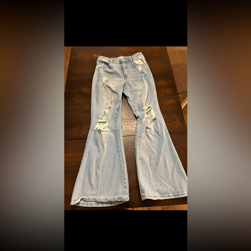 High Waisted Flare Jeans